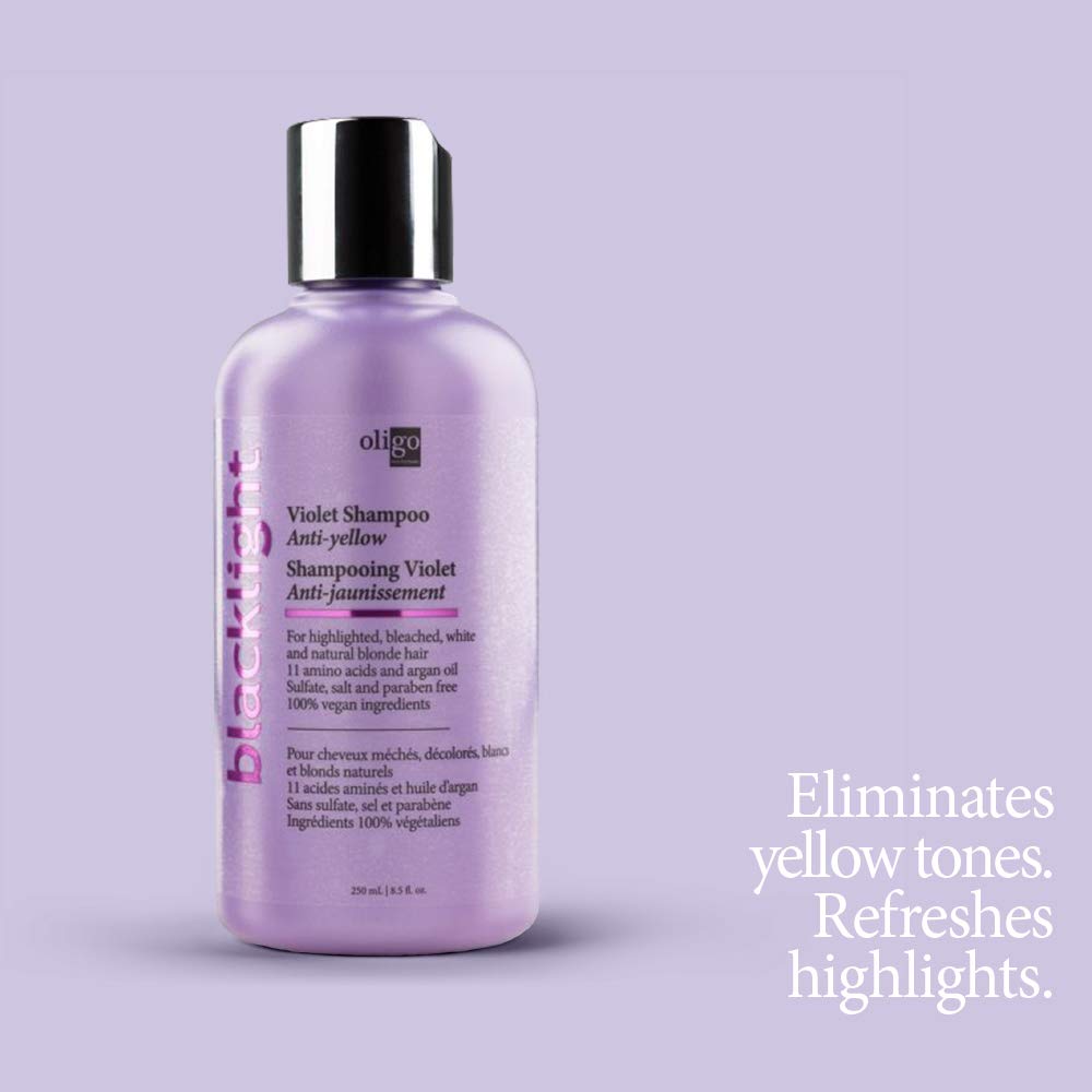 Oligo. Shampoing Violet Anti-Jaunissement Blacklight - 250 ml